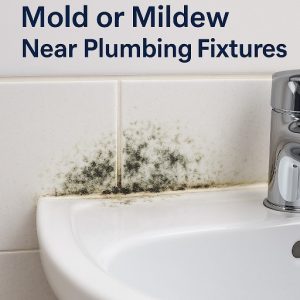 Mold or Mildew Near Plumbing Fixtures