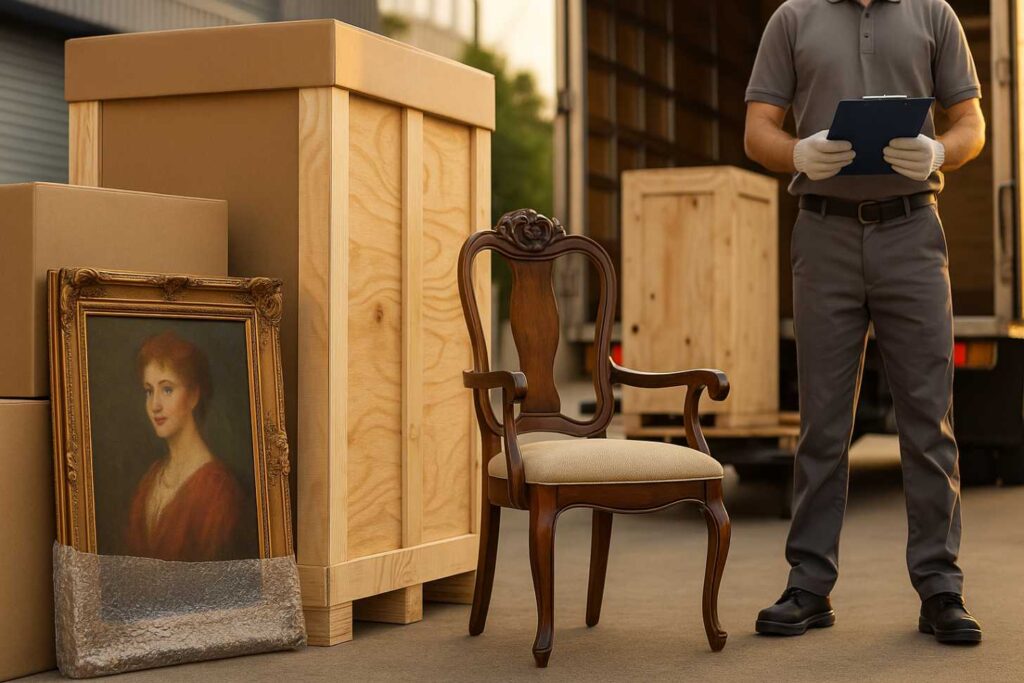 white glove commercial furniture shipping