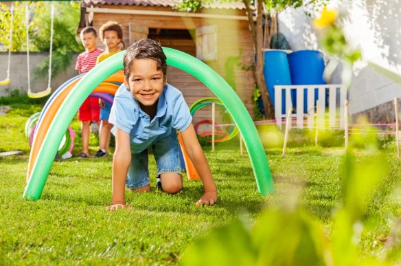 Create a Backyard Obstacle Course