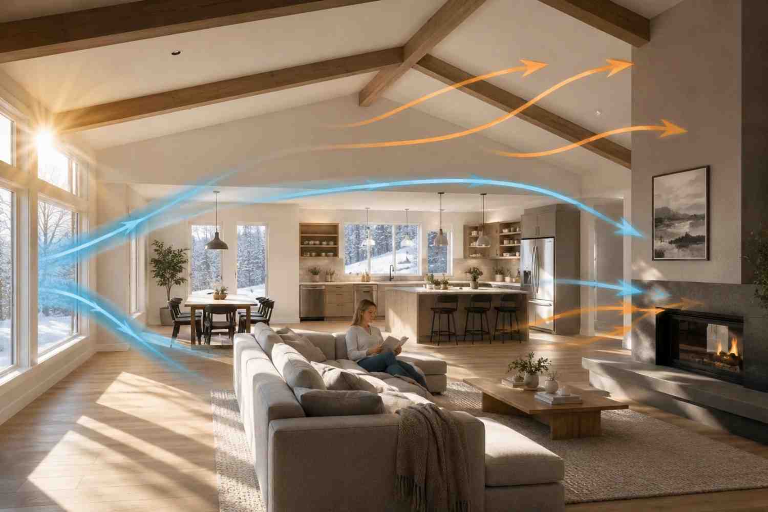Design an Open Floor Plan for Air Circulation